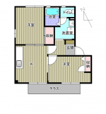 グランヴィアC　102　間取り(間取)
