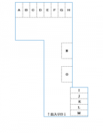 バークレイハイツ駐車場　区画図