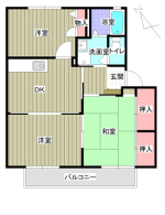 ヴィラ・若竹　202　間取り(間取)