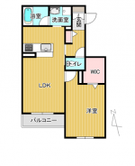 カーサ・ヴェルドール　203　間取り(間取)