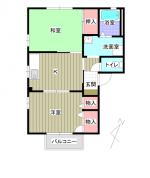 サニーハイツ・サチE　201　間取り(間取)