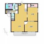 シャーメゾン和久屋　102　間取り(間取)