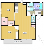 シャーメゾン和久屋　101　間取り(間取)