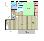 グリーンパレスISA1 101 間取り(間取) グリーンパレスISA1 101 間取り(間取)