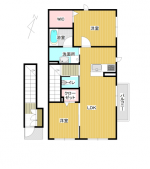 シャーメゾンHANATA 203 間取り(間取) シャーメゾンHANATA 203 間取り(間取)