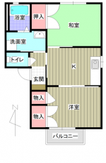 ケミカル・ワンA　202　間取り(間取)
