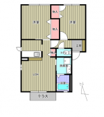 グリーンマンション芦田B 101 間取り(間取) グリーンマンション芦田B 101 間取り(間取)