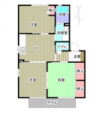 ディアコートE　102　間取り(間取)