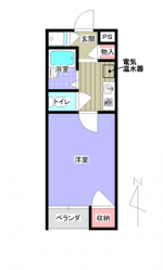 SUN PIA　203　間取り(間取)