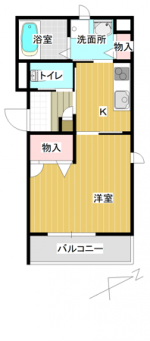 カサグランデ　203　間取り(間取)