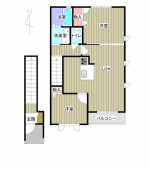 サンラルジュ　南館　203　間取り(間取)