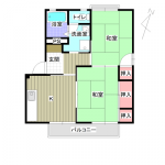 メゾンソレーユ2　205　間取り(間取)
