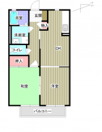 グランドゥール3輝　205　間取り(間取)