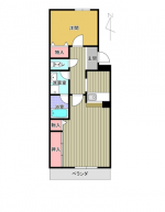 苔水庵マンション 105 間取り(間取) 苔水庵マンション 105 間取り(間取)