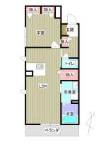 クラネイア2 303 間取り(間取) クラネイア2 303 間取り(間取)