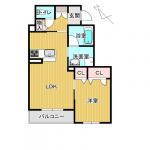 シャーメゾン　ミモザ　203　間取り(間取)