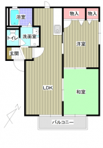 メゾン・グランドゥール2　202　間取り(間取)