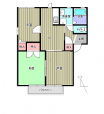 志おみコーポC 201 間取り(間取) 志おみコーポC 201 間取り(間取)