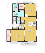 シャーメゾン響 201 間取り(間取) シャーメゾン響 201 間取り(間取)