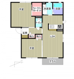 ティアラ・駅南C　102　間取り(間取)