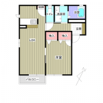 メゾン・グランドゥール1　201　間取り(間取)