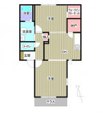 グリュック　タカラ　102　間取り(間取)