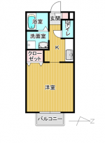 グリーンヒルズ朝暉3番館　102　間取り(間取)
