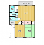 サンシャイン朝暉C棟　107　間取り(間取)