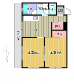 コーポラス上の橋　302　間取り(間取)
