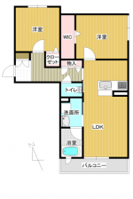 BEREO　輝　101　間取り(間取)
