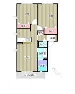 ティアラ・駅南B　201　間取り(間取)