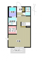 コーポラス柴田　201　間取り(間取)