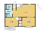 ダイヤハイツ　202　間取り(間取)