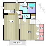 パール篠C 202 間取り(間取) パール篠C 202 間取り(間取)