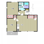 平和台ハイツ1　101　間取り(間取)