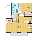 プロシードA　105　間取り(間取)