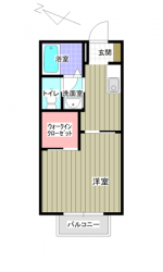 マーブルスカイ 203 間取り(間取) マーブルスカイ 203 間取り(間取)